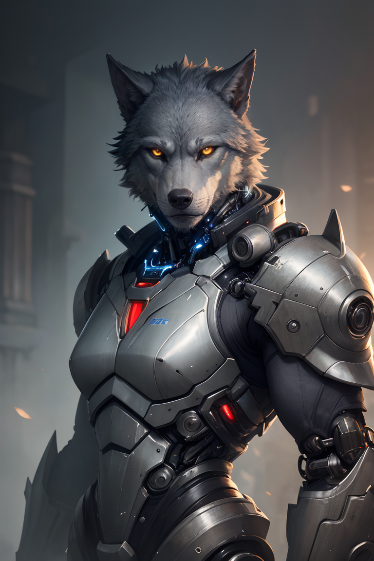 400081-2625859139-Portrait painting of a cybernetic grey werewolf with power armor,ultra realistic,concept art,intricate details,eerie,highly deta.png